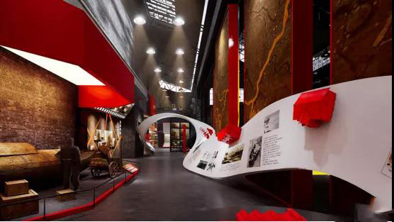 誰說黨建紅色館都是土味館?真正以現代,科技于一體的紅色黨建展館設計欣賞插圖(4) 誰說黨建紅色館都是土味館?真正以現代,科技于一體的紅色黨建展館設計欣賞插圖(4)