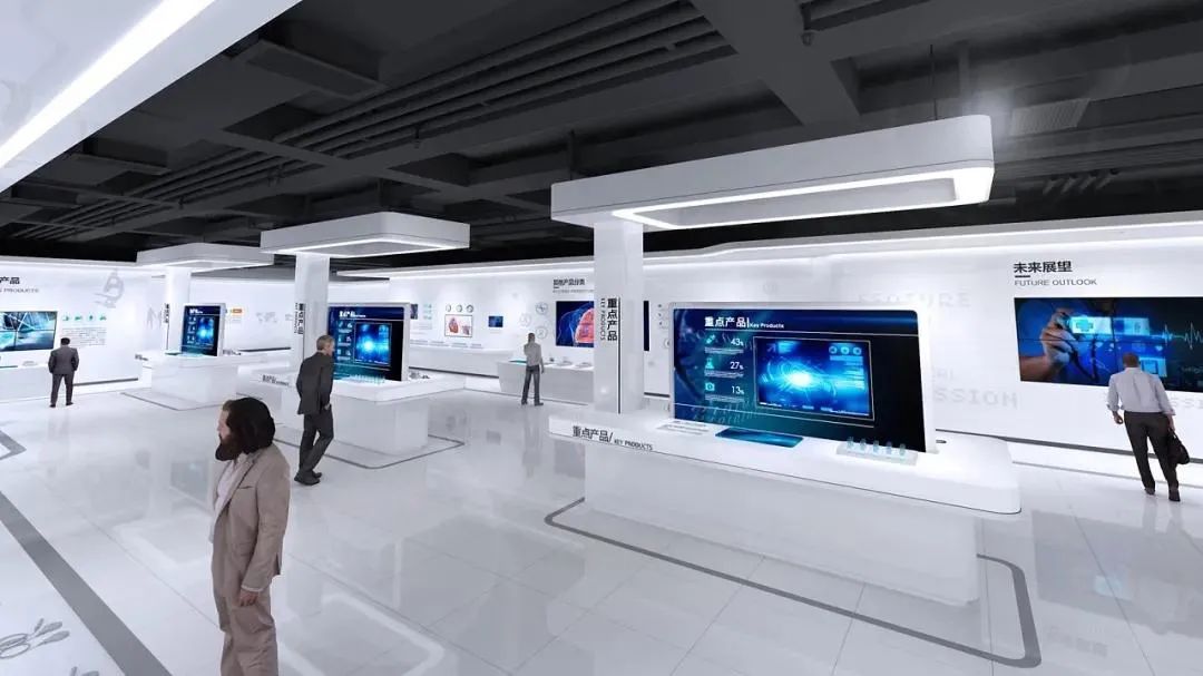 展廳設計_融合藝術與科技的交匯點插圖 圖片